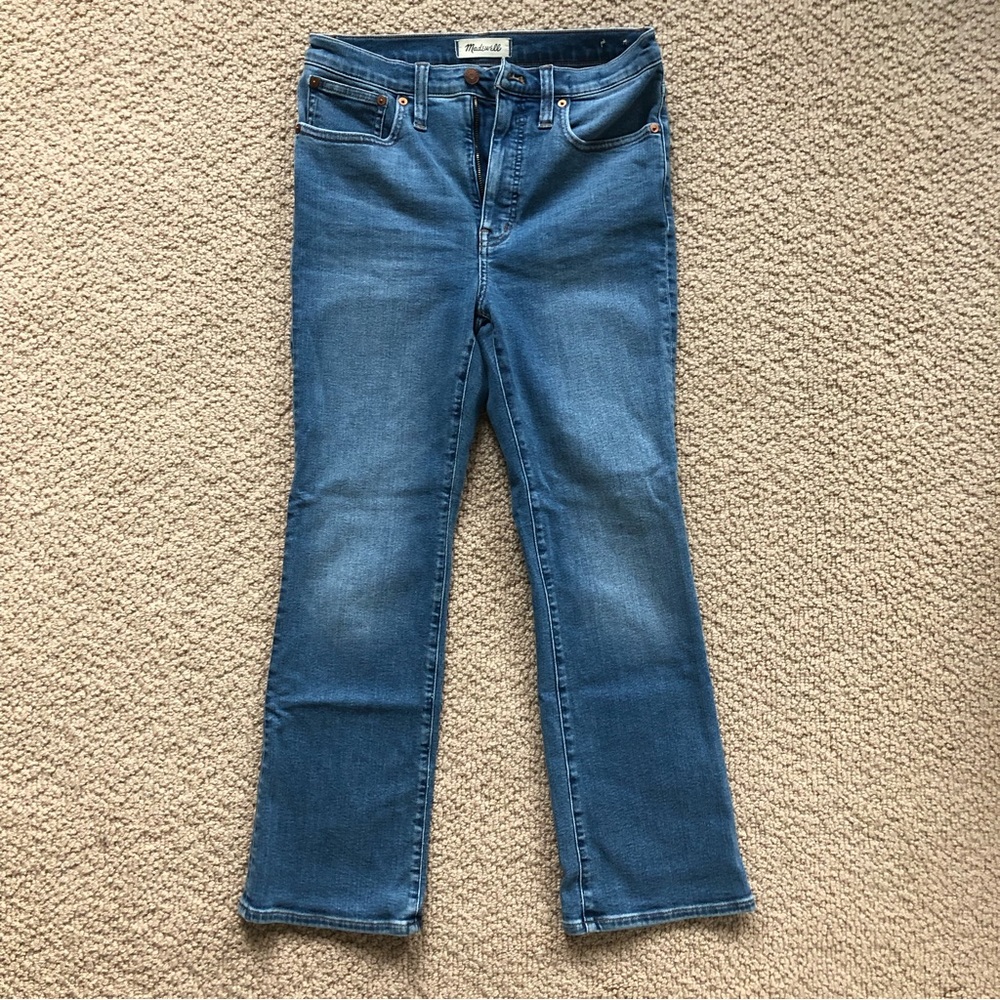 Madewell Cali Demi Boot Jean, high rise
